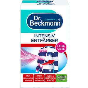 Dr. Beckmann Intensiv Entfärber – Прах за премахване на оцветявания от бели и цветни дрехи, 200 г