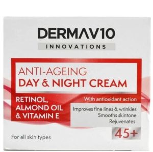 DERMA V10 Anti-Ageing Крем против бръчки 2в1 с Ретинол (50 мл)