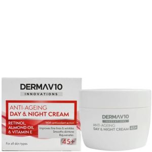 DERMA V10 Anti-Ageing Крем против бръчки 2в1 с Ретинол (50 мл)