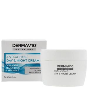 DERMA V10 Anti-Ageing Крем против бръчки 2 в 1 с Колаген (50 мл)