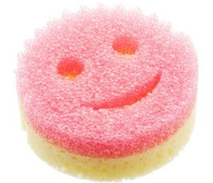 Scrub Mommy ОРИГИНАЛНА недраскаща гъба за почистване с две лица