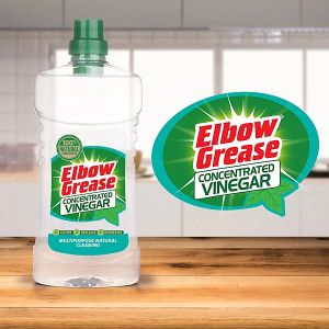 Универсален почистващ препарат с концентриран бял оцет Elbow Grease, 750 мл