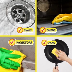 Универсален почистващ препарат с концентриран бял оцет Elbow Grease, 750 мл
