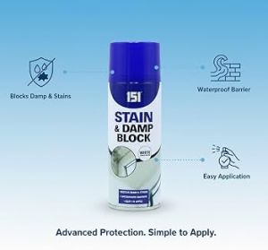 Спрей за блокиране и покриване на петна от мухъл и влага 151 Stain & Damp Block White Satin Finish, 400 мл