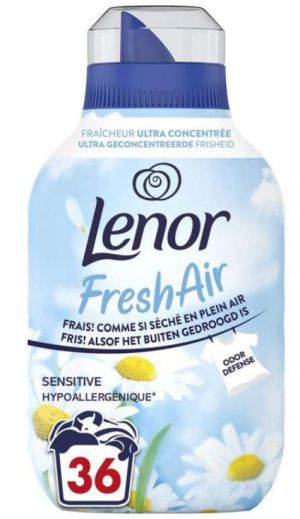 Lenor Fresh Air Sensitive - омекотител 504 мл, 36 пранета
