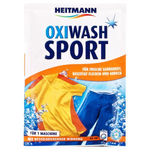 HEITMANN прахче доза OXI за пране на спортни дрехи 50 гр