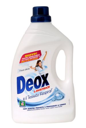 DEOX Lavatrice liquido 1,65 L./25 sc- Fresh whit