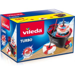 Vileda Turbo комплект моп и кофа с педал (автоматично изстискване)