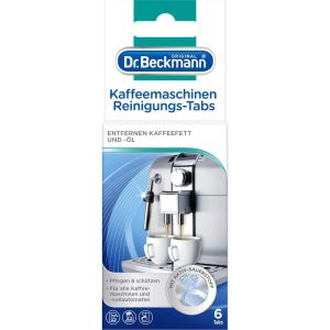 Dr Beckmann таблетки за почистване на кафе машини от пакет 6 бр - 1 БРОЙ (обезмасляват)