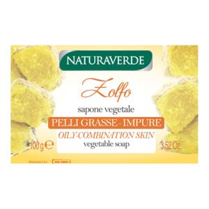 NATURAVERDE натурален растителен сапун 100 гр - за мазна кожа