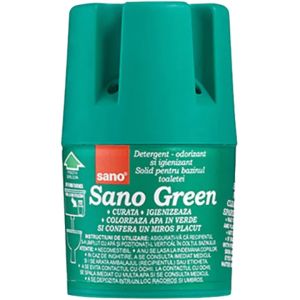 Sano за почистване на тоалетно казанче 150 гр - зелена вода