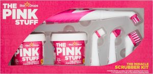StarDrops The Pink Stuff комплект паста за почистване 2 бр.х 500 гр. + ел.четка с 4 приставки
