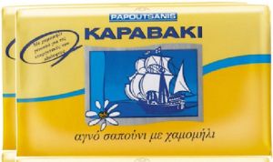 Papoutsanis Karavaki марсилски сапун с екстракт от лайка / 125 гр