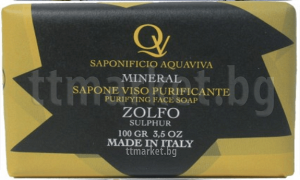 Aquaviva Mineral Sapone Viso Purificante сапун за лице за мазна и акнеична кожа 150 г 