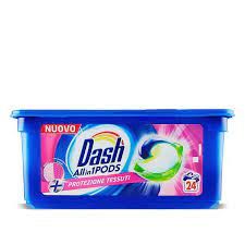 Dash 3in1 капсули за пране за защита натъканите 24 броя