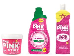 Пакет StarDrops The Pink Stuff: паста 850 гр, крем и перилен п-т BIO + Подарък