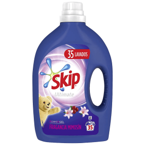 Skip Ultimate универсален течен перилен п-т 1.75 кг / 35 пр - 2в1 с аромат Coccolino Mimosin