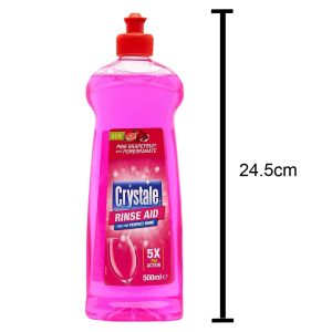 Crystale изплакваща течност за блясък за съдомиялна 500 мл - Нар & Грейпфрут