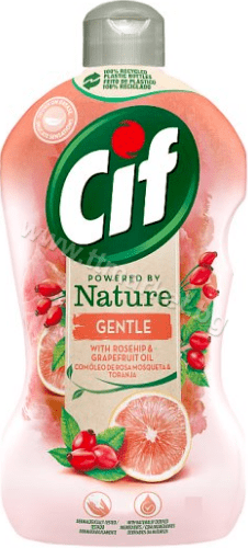 CIF powerd by nature препарат за миене на съдове 450 мл - Шипка и Грейпфрут