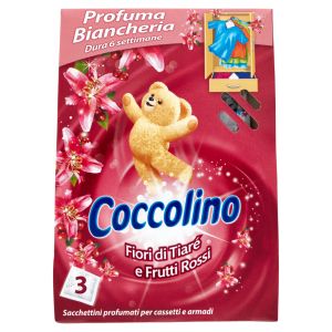 Coccolino ароматизатизатор за гардероб 3 бр. сашета - аромат Red Fruits