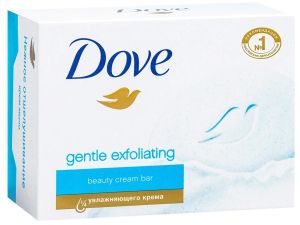 Dove сапун 90/100 гр. - нежно ексфолиращ скраб 