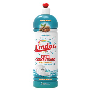 Lindor препарат за миене на съдове 900 мл. - бадем