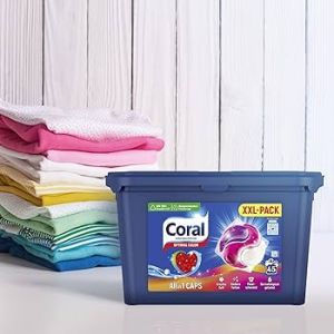 Coral капсули за пране на цветни дрехи 18 бр