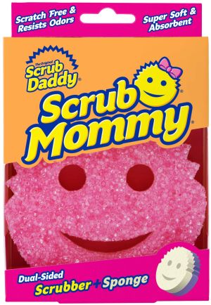 Комплект (4 гъби) 2 Scrub Mommy + 2 Scrub Daddy недраскащи