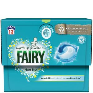 Fairy таблетки за пране NON BIO 13 бр. - Сензитив и Бебе