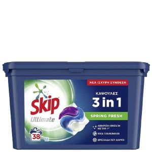 Skip Ultimate капсули 38 бр - универсални Spring Fresh