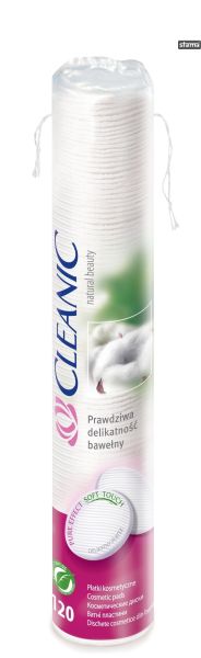 Cleanic - памучни тампони за грим 120 бр.